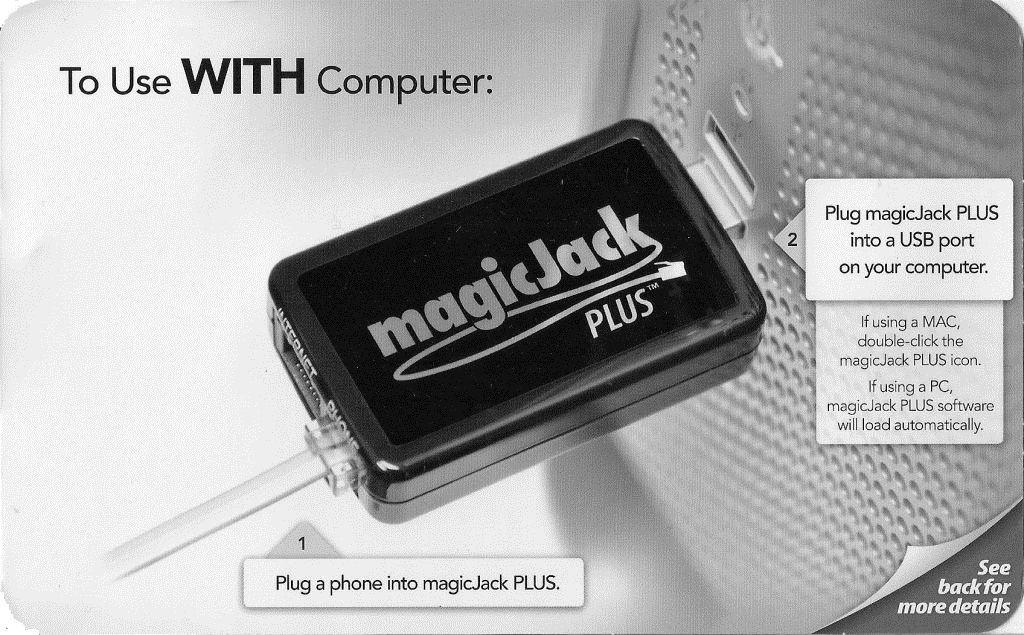 magicJack Plus 2014 computer installation