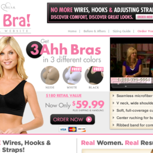 Rhonda Shear Ahh Bra Reviews: Free Youself