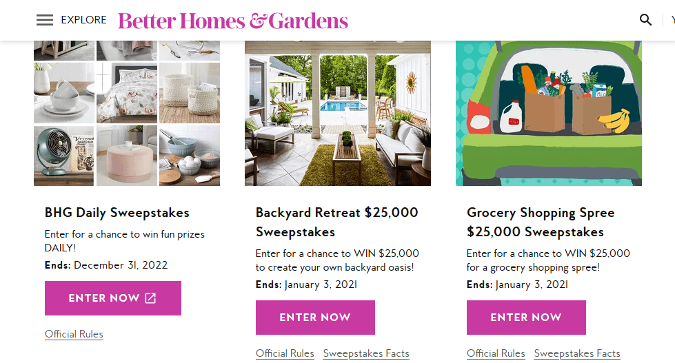 25+ Better Homes And Gardens Daily Giveaway Background 2021 Home and