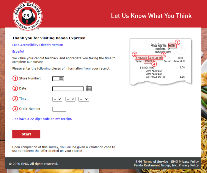 panda express survey panda express survey