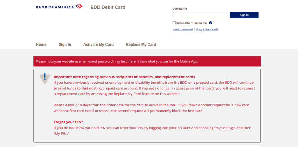 Activate Edd Card Bank Of America Gaihanbos